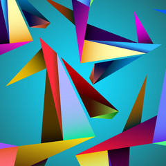 Abstract geometric background with triangles