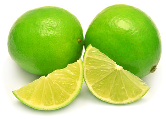 Limes and sliced limes