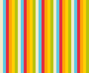 Obraz premium Vertical lines retro color pattern. 