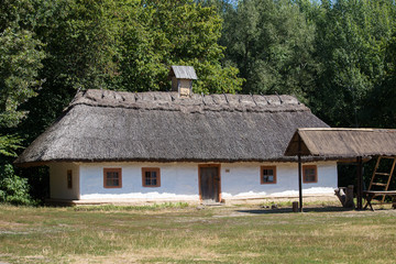 Wooden home. Kiev, Ukraine