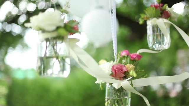 Tape on The Three Small Bouquets Developed