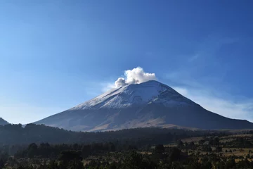 Tuinposter Popocatepetl volcano. © Eduardo Valdes