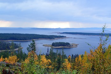 Осень.Россия.Кольский полуостров.Белое море.