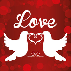 Fototapeta na wymiar Love icon design 