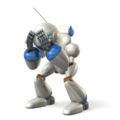 落胆するロボット
