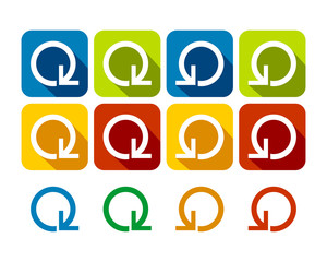 Refresh & Reload Right and Left Down Arrows