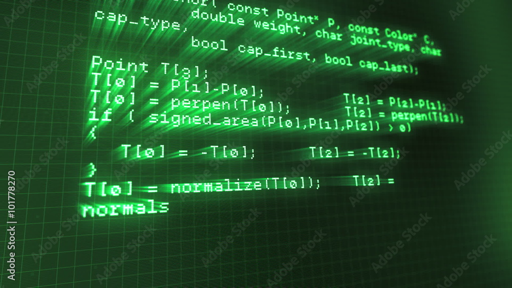 Poster Digital animation of encoding