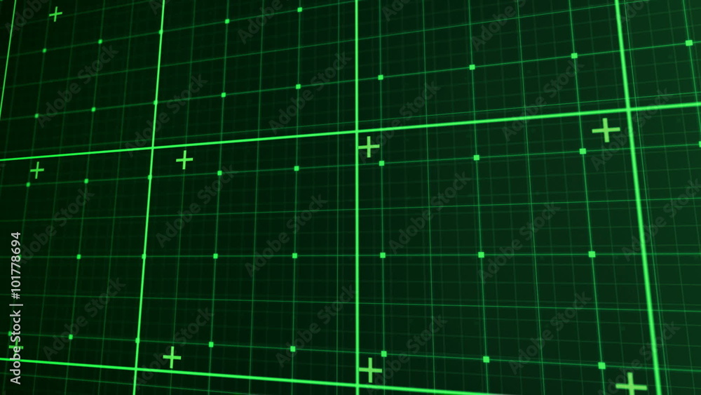 Aufkleber digital animation of matrix