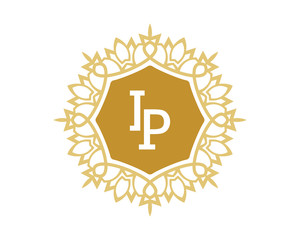  initial royal letter logo