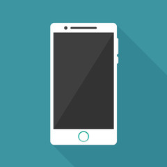 Vector flat icon of phone.