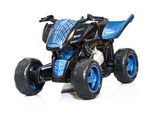 Sports quad bike isolated on a light background