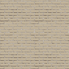 Seamless vector white brick wall 