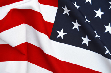 American Flag as background

