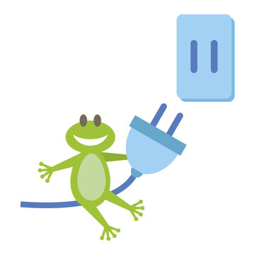 Frog,Plug and outlet
