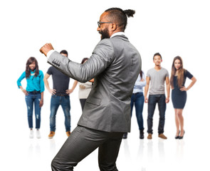 business black man dancing