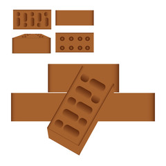 Brick Vector Illustration.