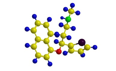 Duloxetine (Cymbalta) - molecular structure
