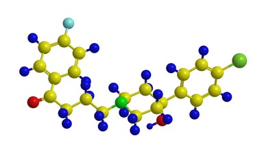 Haloperidol (Haldol) - molecular structure