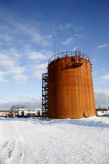 Obraz premium Oil industry