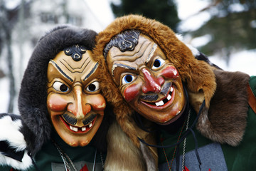 Seeräuber, Fastnachtsmasken der Seeräuberzunft in Titisee