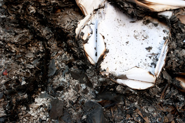 burning paper