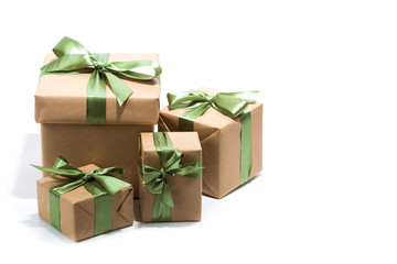 Gifts with silk ribbon