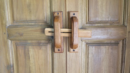 wooden door home decoration


