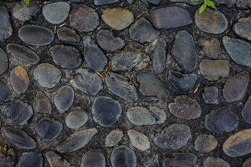 abstract background with rounded pebble stones