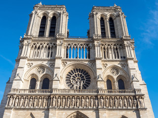 Notre dame cathedral in Paris