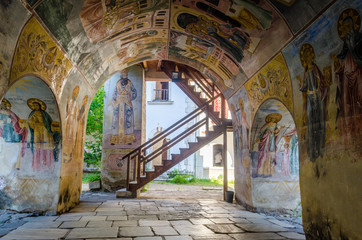 Orthodox Church of medieval Bachkovo monastery near Plovdiv in Bulgaria