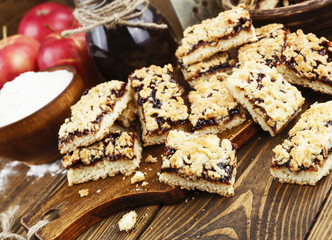 Homemade cookies  with fruit jam