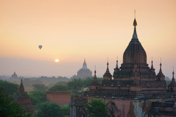 Plain of Bagan(Pagan), Mandalay, Myanmar.