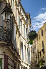 Fototapeta na wymiar Montpellier (France): old buildings