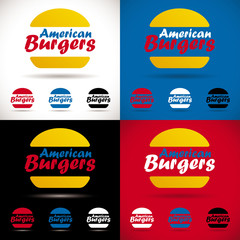 logo hamburger burgers restauration rapide