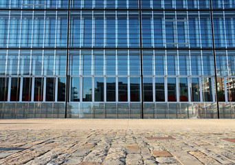 façade en verre