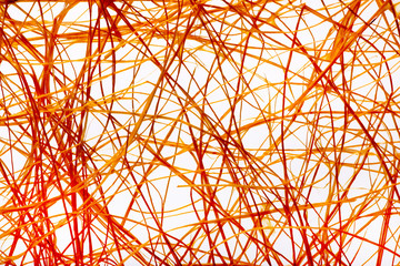 Абстрактное изображение из множества сплетённых нитей