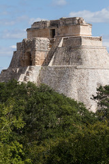 Fototapeta na wymiar uxmal ruins in yucatan mexico