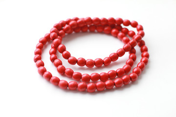 Ukrainian traditional wood necklace