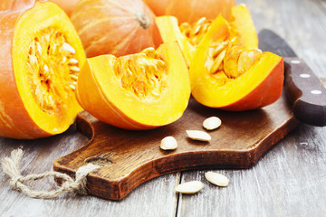 Small orange pumpkins