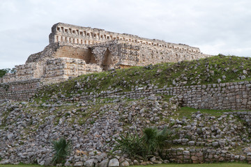 uxmal ruins in yucatan mexico