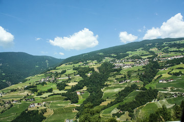 Beautiful mountainous village in Alps