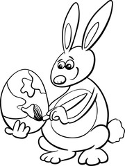 easter bunny coloring book