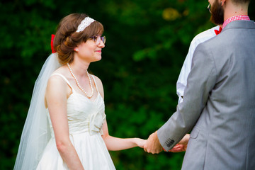 Bride and Groom Ring Exchange Ceremony