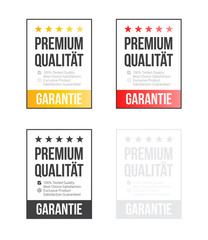 Premium Quality German Stickers Set