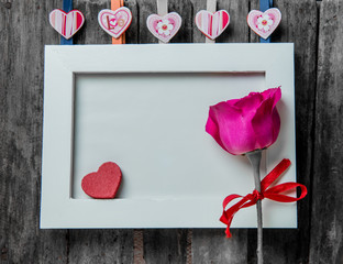 Love frame for Valentine and Sweetest day