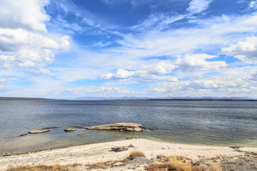 View to Yellowstone Lake