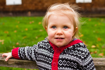 One Year Old Child Lifestyle Portrait