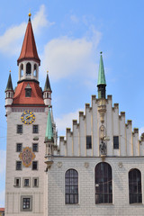 Fototapeta na wymiar Munich Old Town Hall