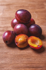 ripe plums