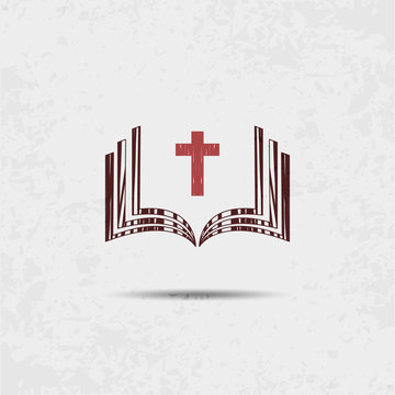 Bible Church logo. the name of the mission. Bible Society.